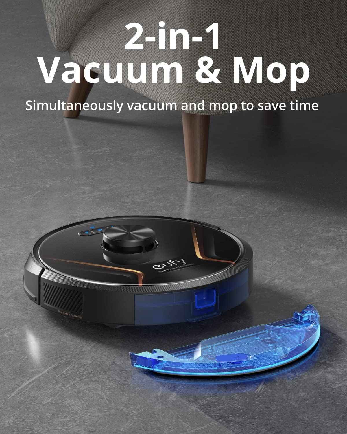 Eufy by Anker, RoboVac X8 With Twin Turbine Technology Top Wireless